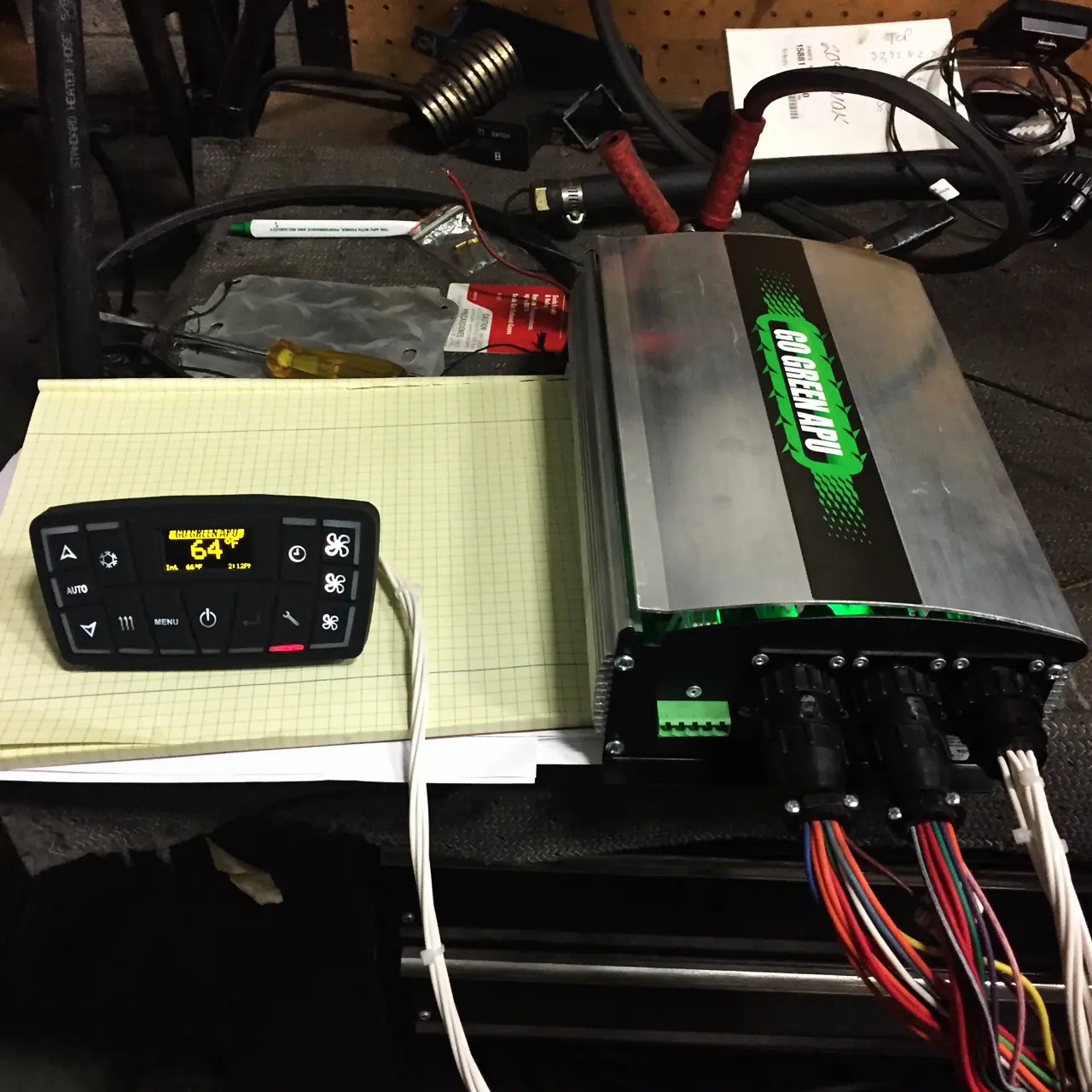 PDM y controlador de cabina — Go Green APU
